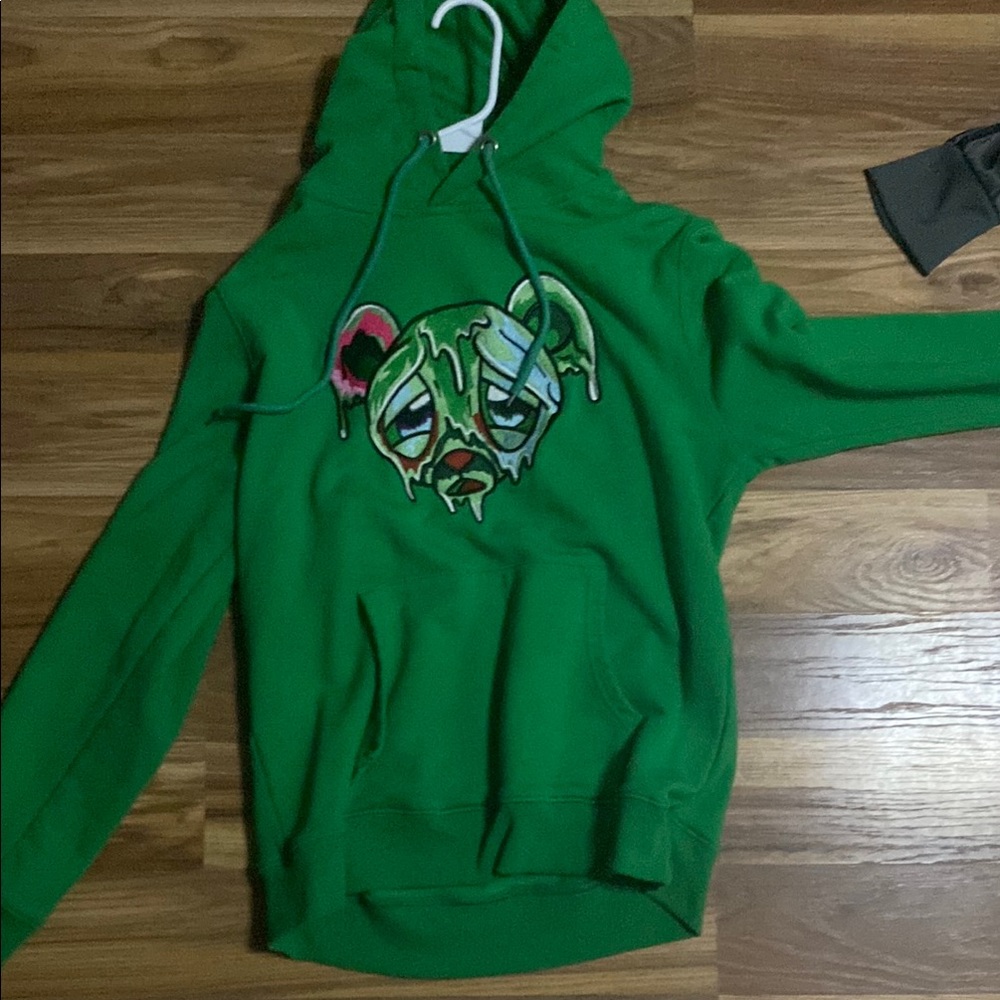 Green Graphic Hoodie